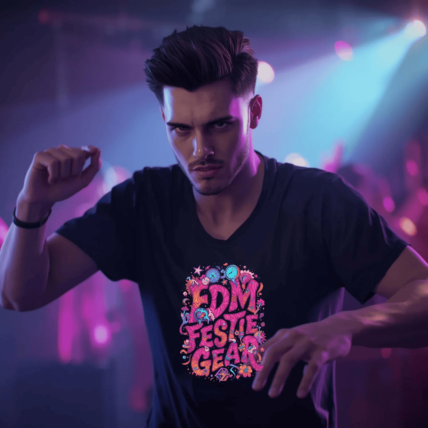 EDM Festie Gear Time of Wonder Festival T-Shirt – Celebrate the Magic of Rave Culture