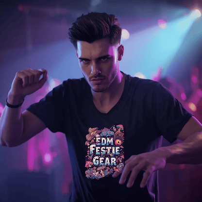 Psychedelic Shrooms Festival T-Shirt from EDM Festie Gear