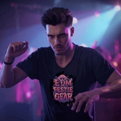 EDM Festival Gear Nocturnal Shroom Magical Vibes T-Shirt
