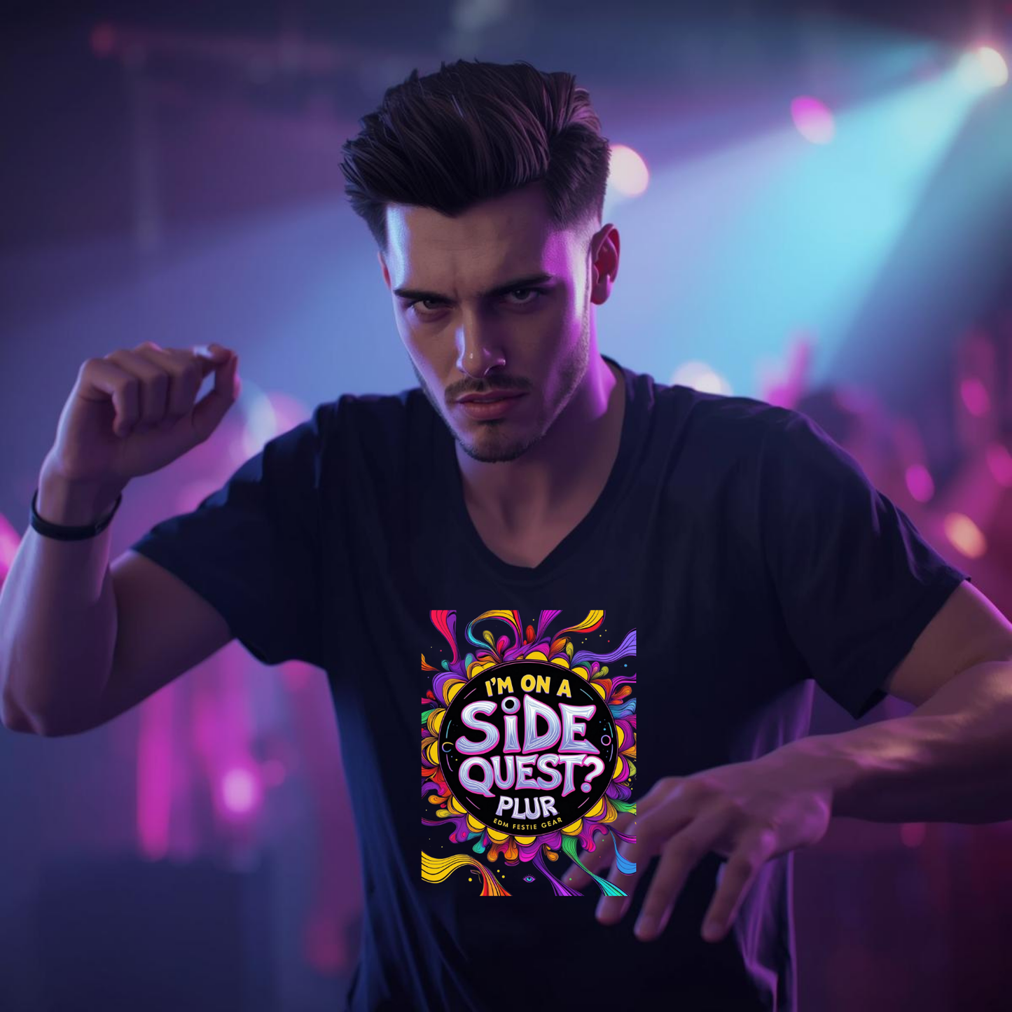 I'm On A Side Quest Festival T-Shirt - Ultimate Rave Gear