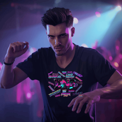 DNB Word Art Festival T-Shirt: Ignite Your Rave Spirit