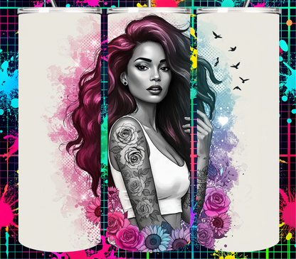 100 Badass Woman Collection 20 oz Tumbler