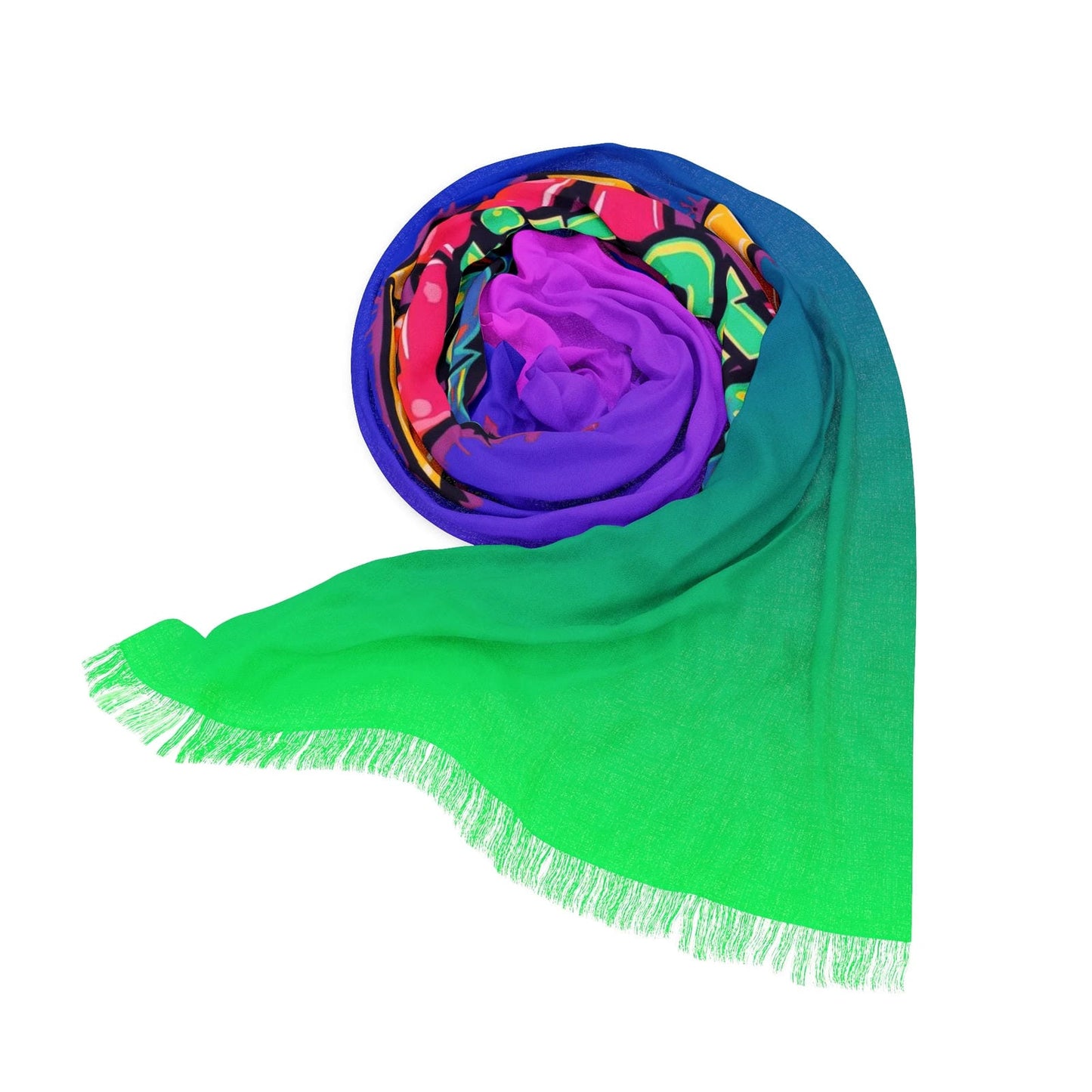 Neon Rave Festival Scarf — Bright and Lightweight EDM Accessory