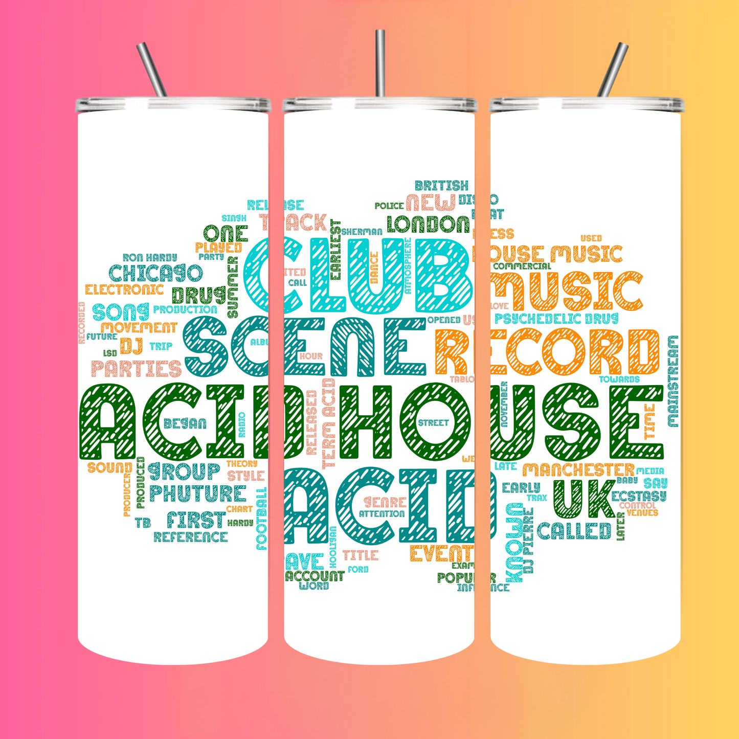 Festie Tumblers For EDM Rave Festivals