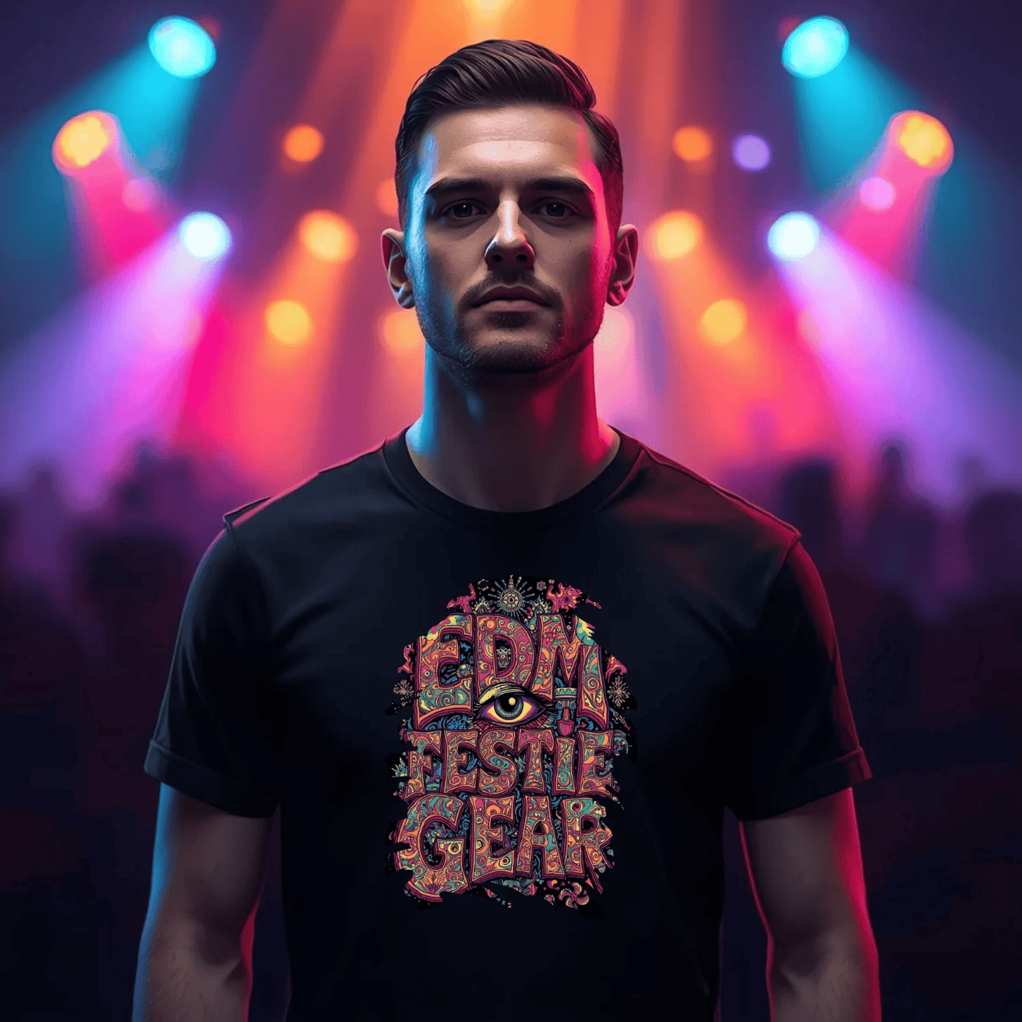 EDM Festie Gear Trippy Eye Festival T-Shirt
