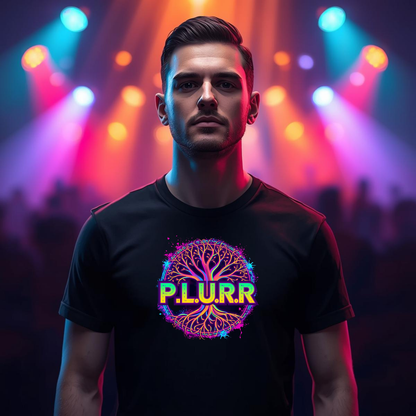 P.L.U.R.R Tree of Life Festival T-Shirt for Ravers