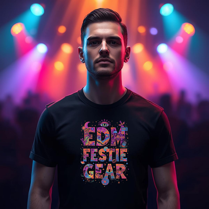 EDM Festie Gear Space and Time Festival T-Shirt for Ravers