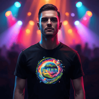 P.L.U.R.R Interstellar Galaxy Festival T-Shirt for Ravers
