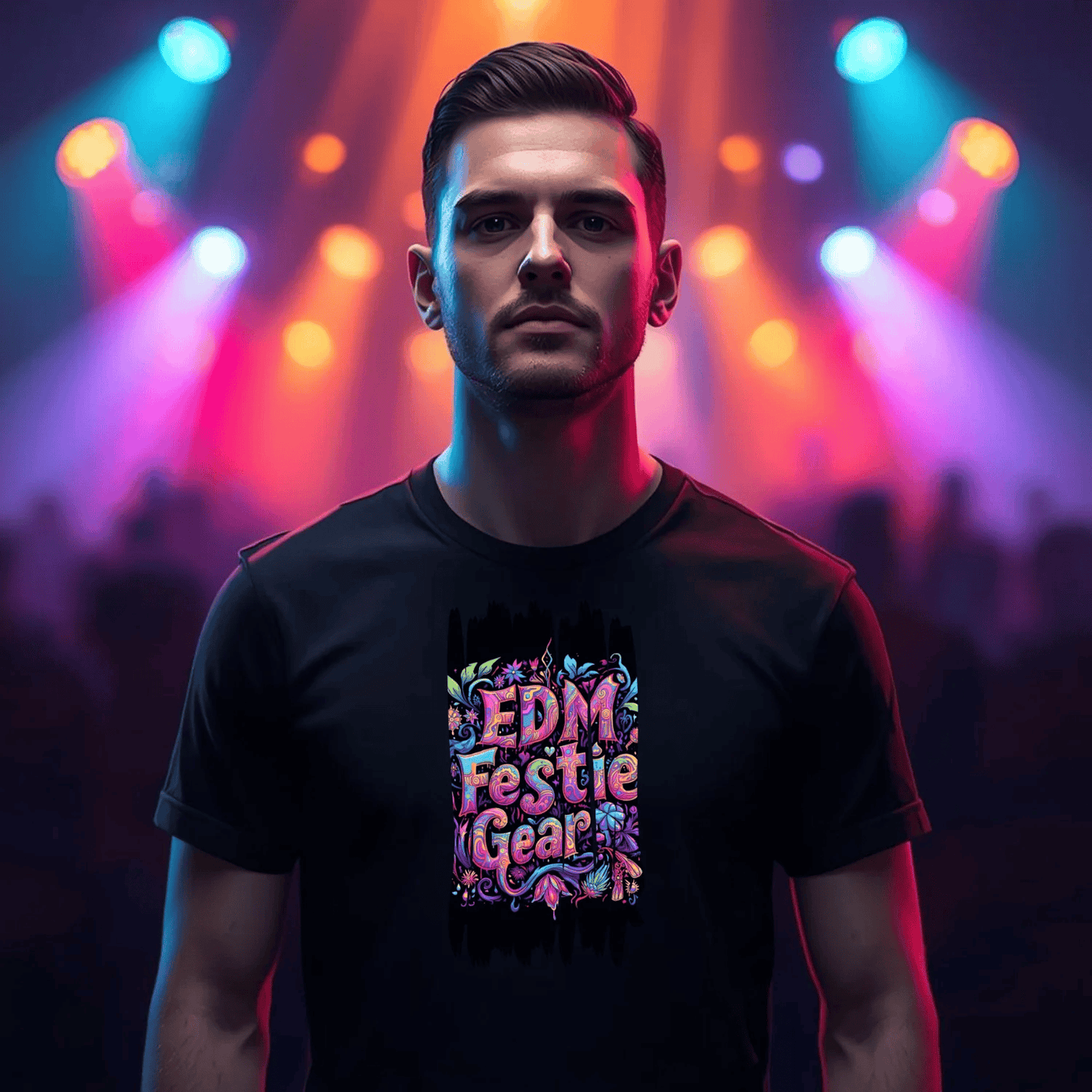 EDM Festie Gear Flower Power Festival T-Shirt