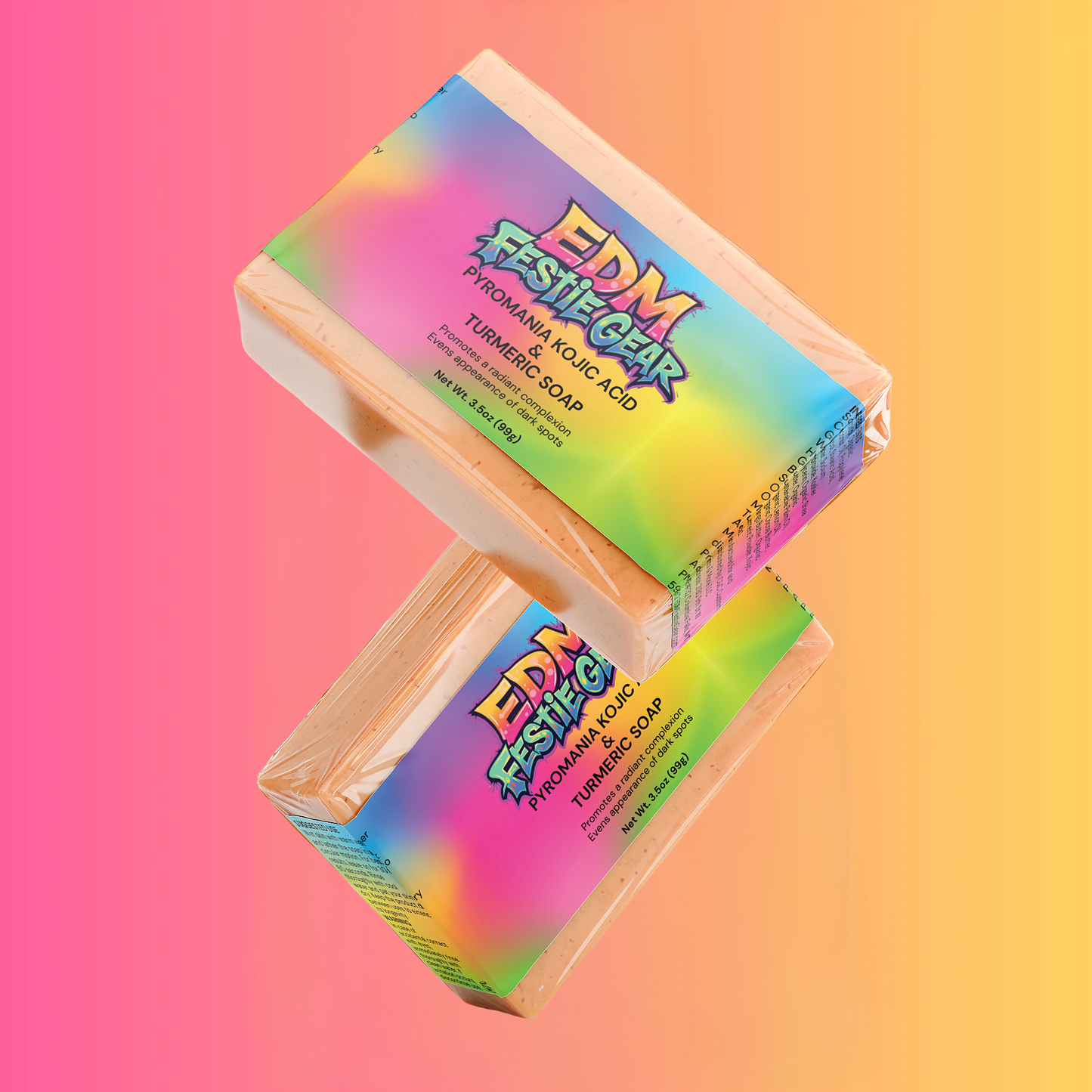 Pyromania Kojic Acid & Turmeric Soap - Brighten and Hydrate for the Festival Vibe
