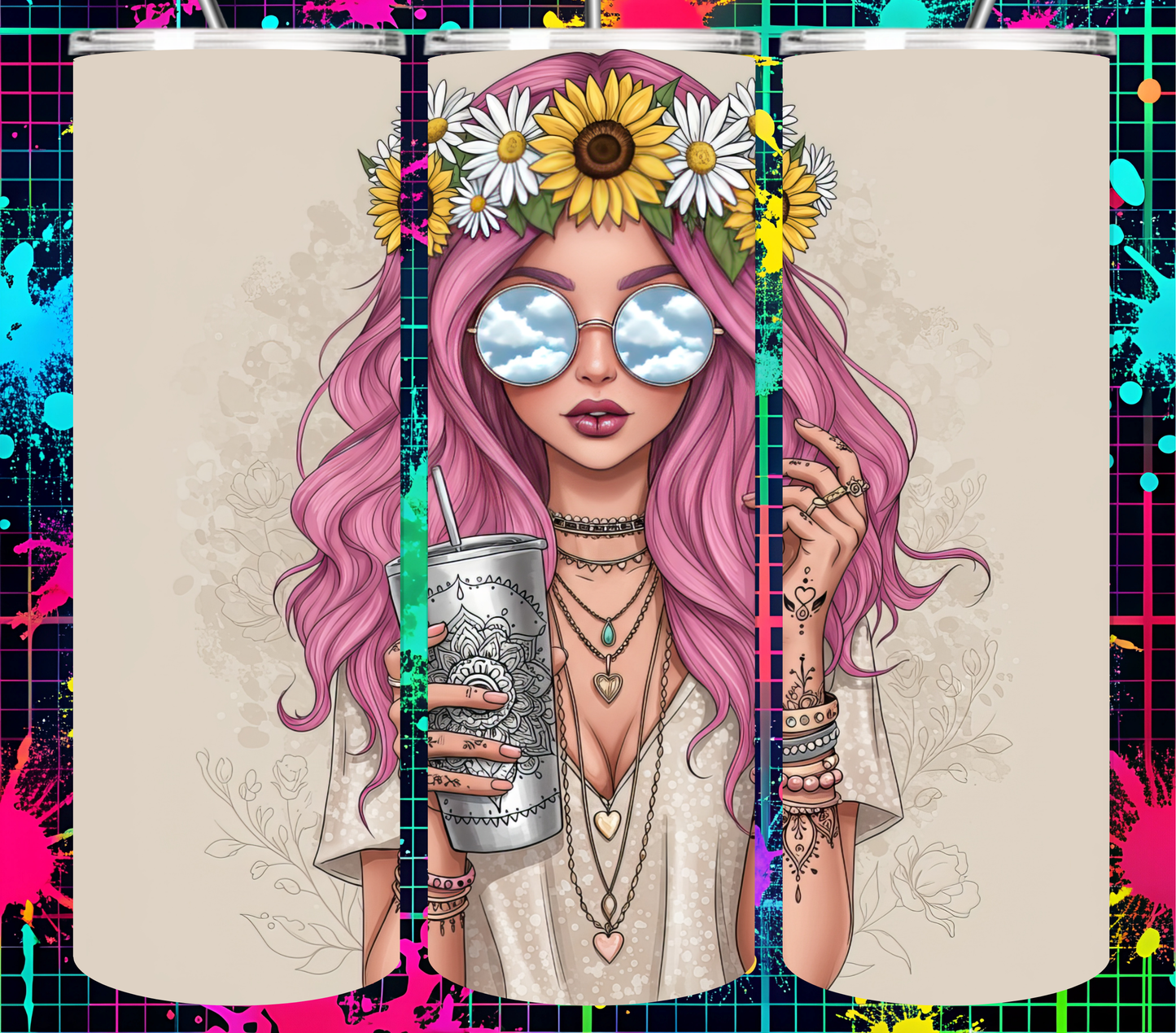 100 Badass Woman Collection 20 oz Tumbler