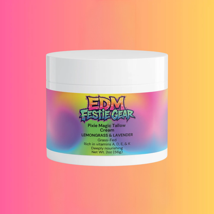 Pixie Magic Tallow Cream - Lemongrass & Lavender for Rave Ready Skin