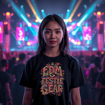 EDM Festie Gear Trippy Eye Festival T-Shirt