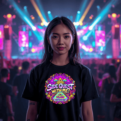 Side Quest With Me All-Seeing Eye Festival T-Shirt