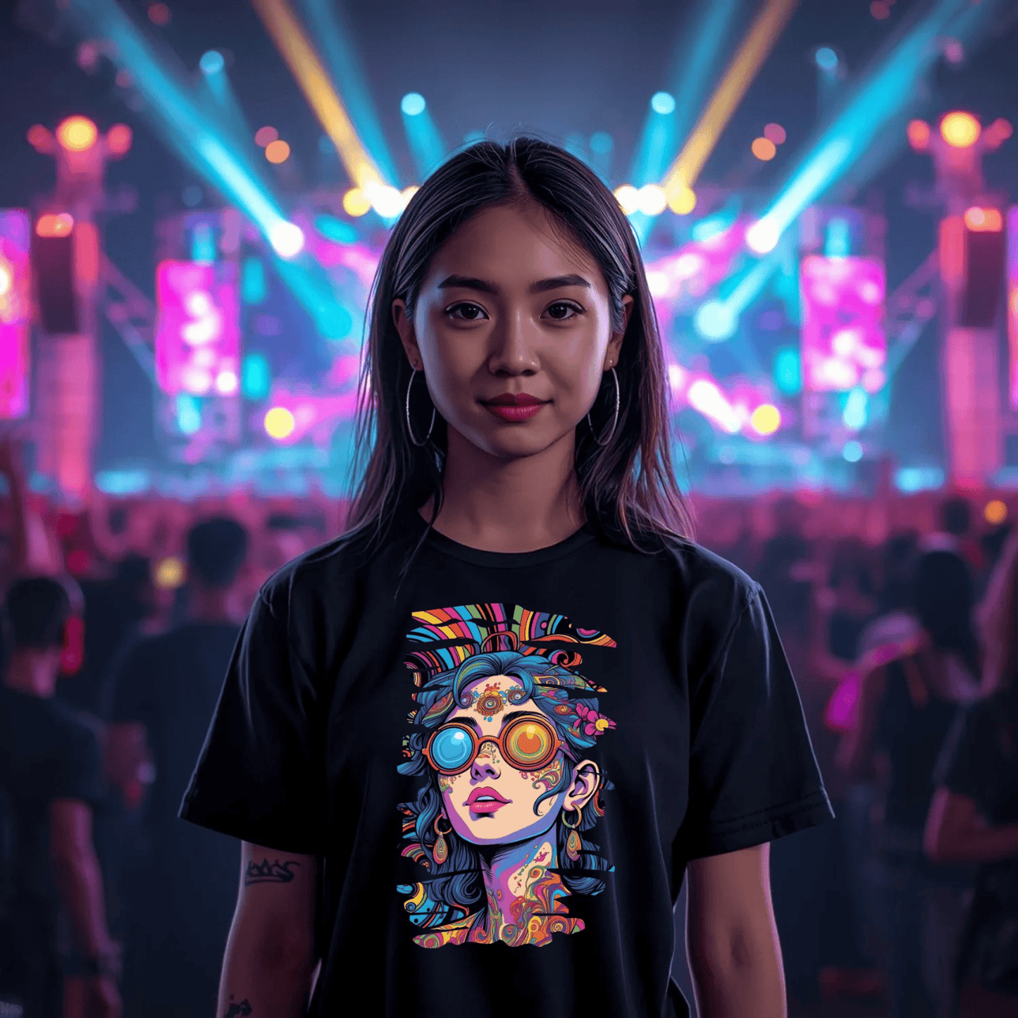 Groovy Girl Festival Vibe T-Shirt