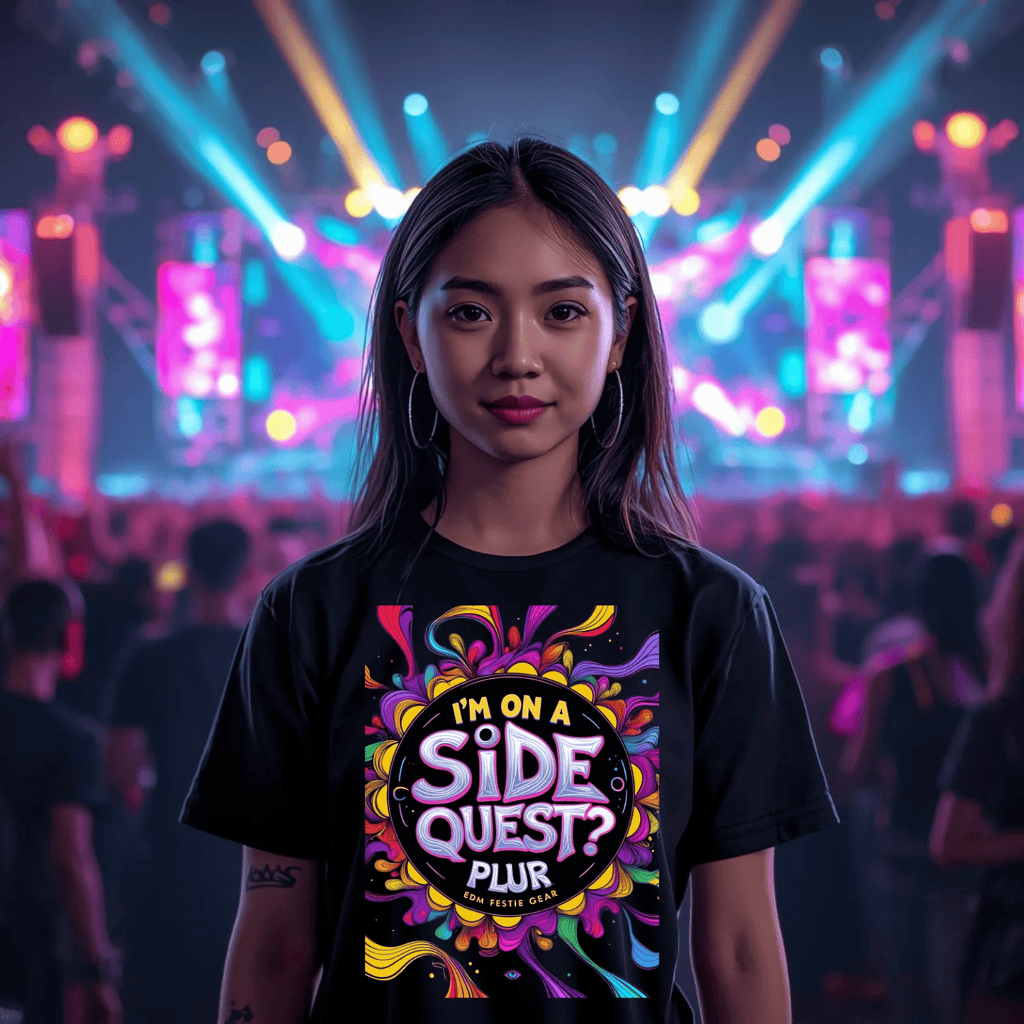 I'm On A Side Quest Festival T-Shirt - Ultimate Rave Gear