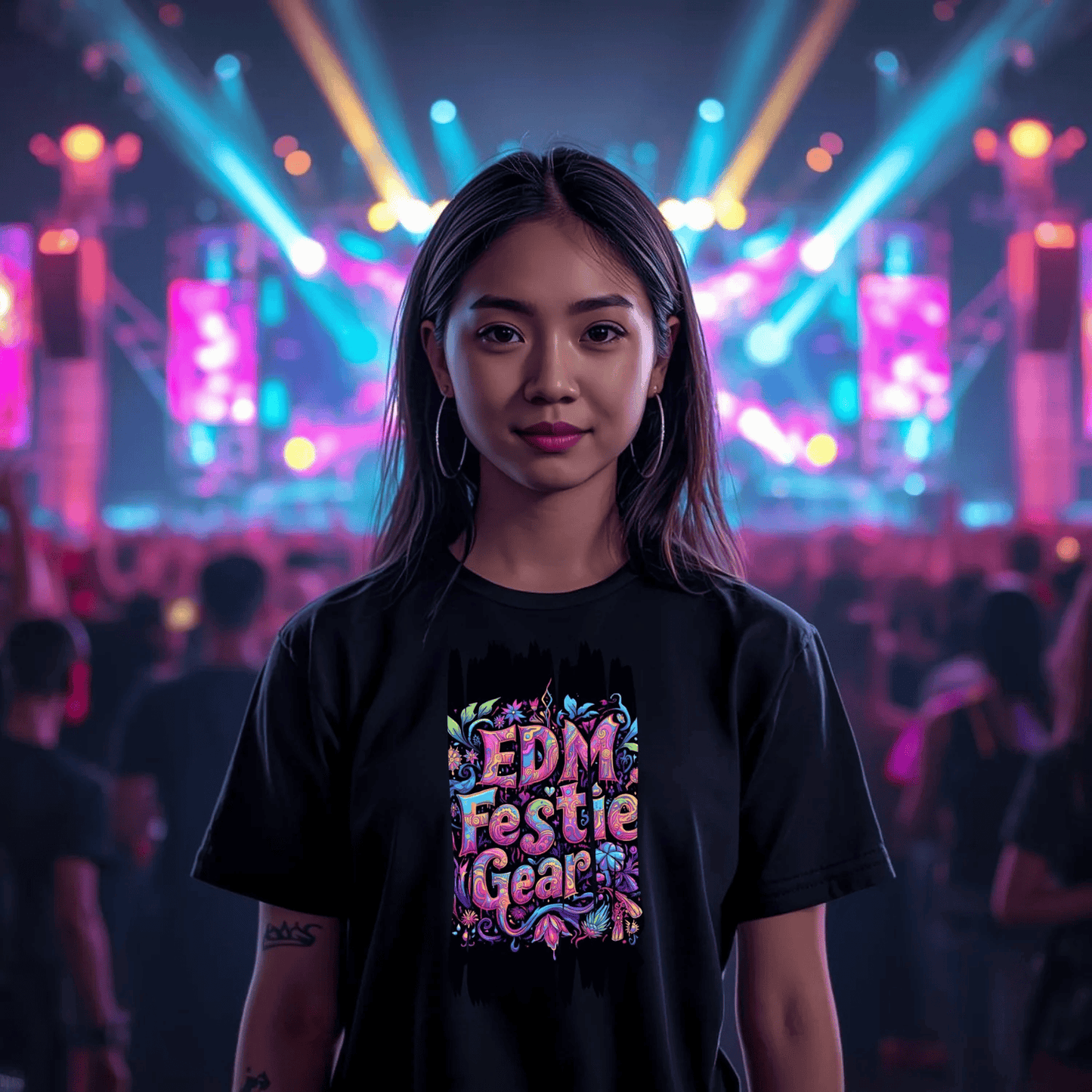 EDM Festie Gear Flower Power Festival T-Shirt