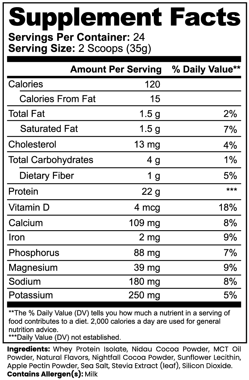 Lightform Advanced 100% Whey Protein Isolate (Chocolate)