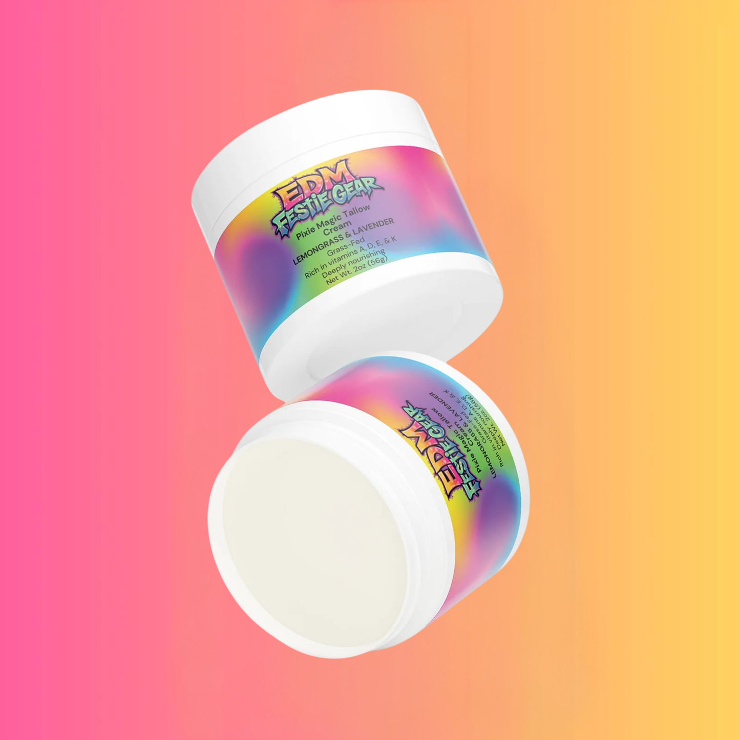 Pixie Magic Tallow Cream - Lemongrass & Lavender for Rave Ready Skin