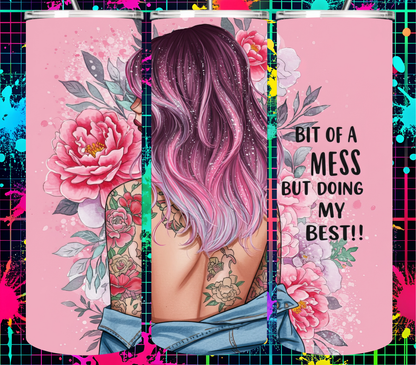 100 Badass Woman Collection 20 oz Tumbler