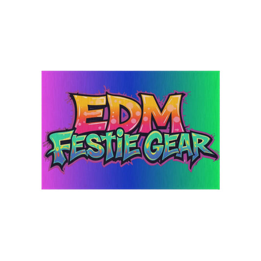 EDM Festie Gear Neon Graffiti Festival Outdoor Rug