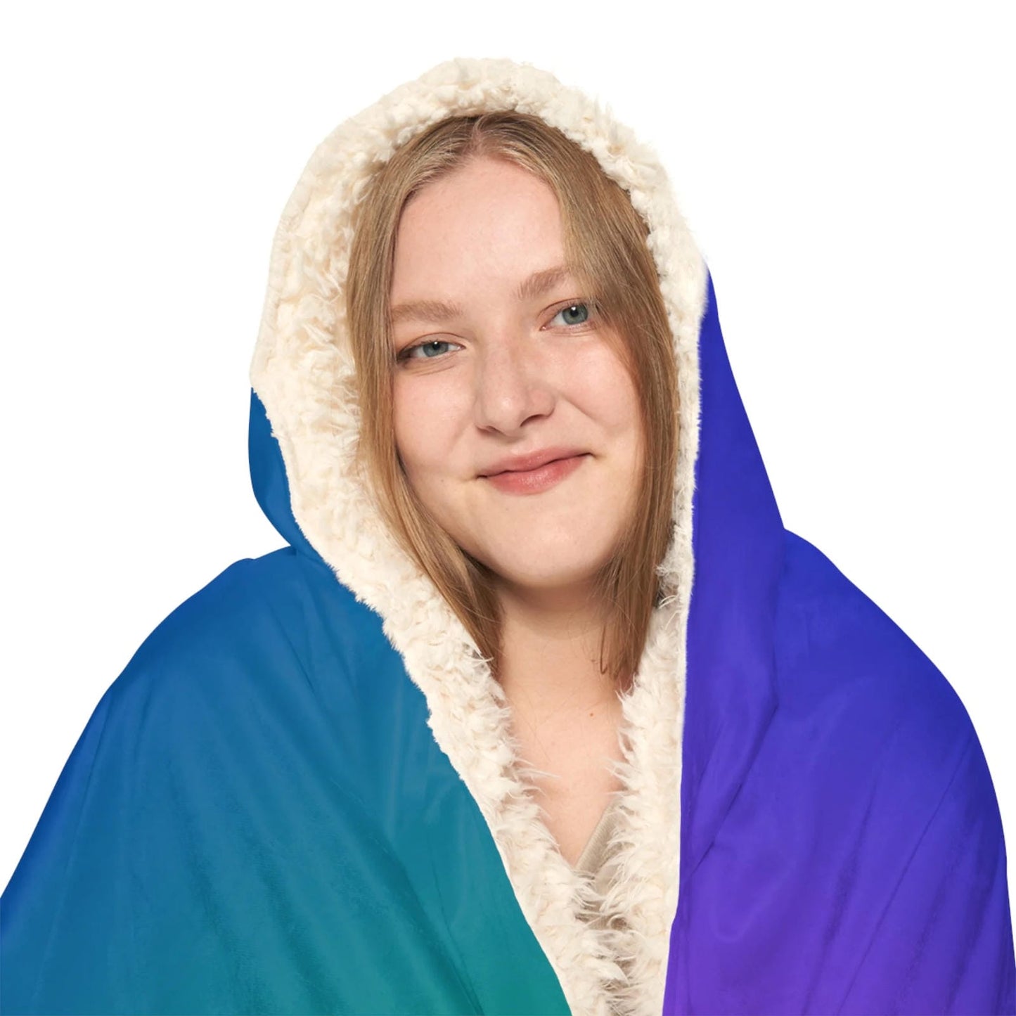 EDM Festival Gradient Hooded Snuggle Blanket