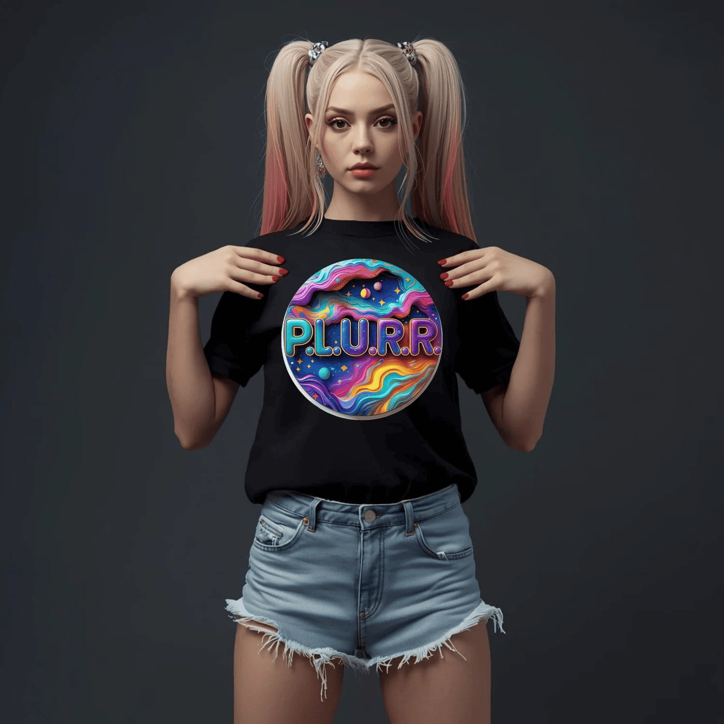 P.L.U.R.R Cosmic Vibes Festival T-Shirt