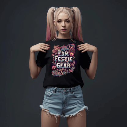 Psychedelic Shrooms Festival T-Shirt from EDM Festie Gear