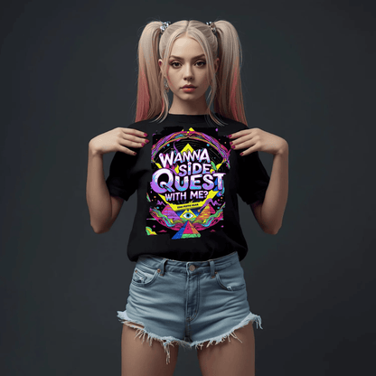 Join the Side Quest with Me Ancient All-Seeing Eye Festival T-Shirt