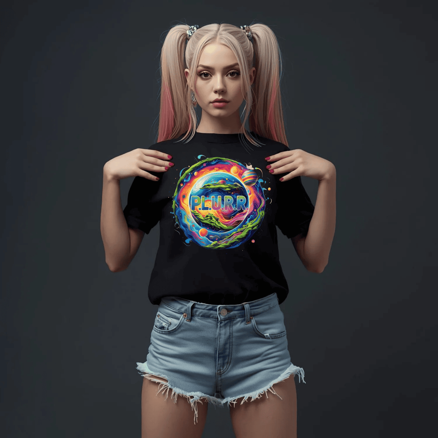 P.L.U.R.R Interstellar Galaxy Festival T-Shirt for Ravers