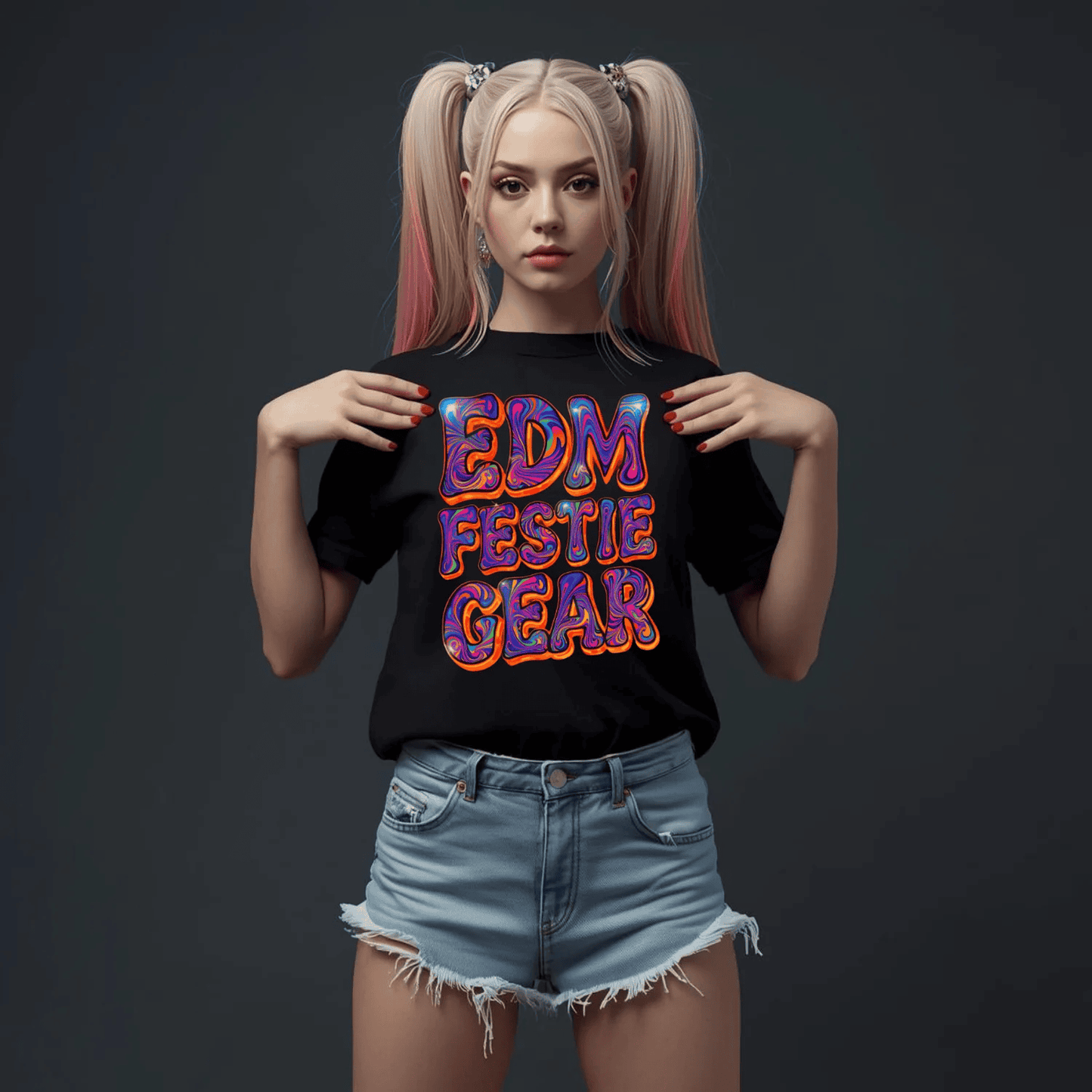 EDM Festie Gear Retro Vibe Festival T-Shirt