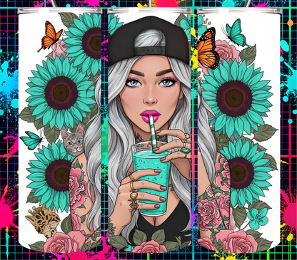 100 Badass Woman Collection 20 oz Tumbler