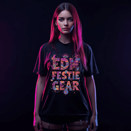 EDM Festie Gear Space and Time Festival T-Shirt for Ravers
