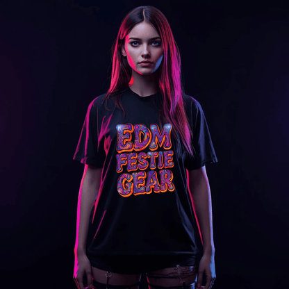 EDM Festie Gear Retro Vibe Festival T-Shirt