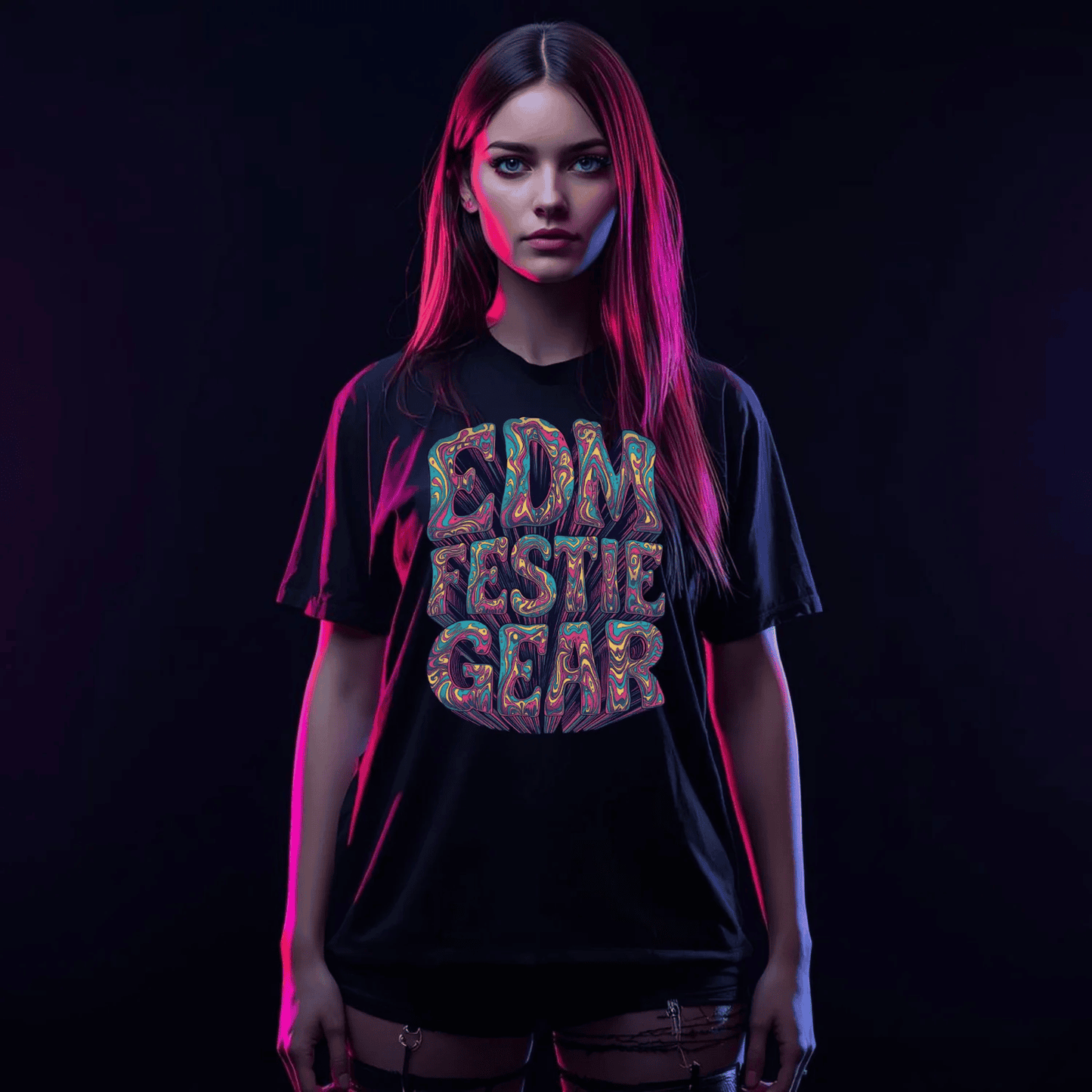 Color Trip Festival T-Shirt by EDM Festie Gear