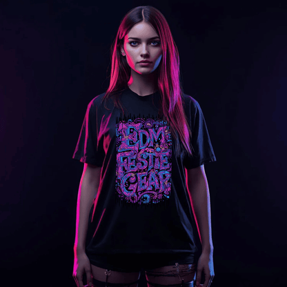 EDM Festie Gear Psychedelic Shroom Land Festival T-Shirt