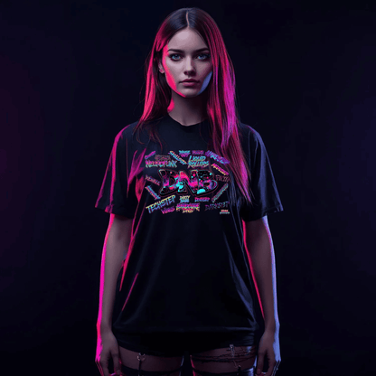DNB Word Art Festival T-Shirt: Ignite Your Rave Spirit