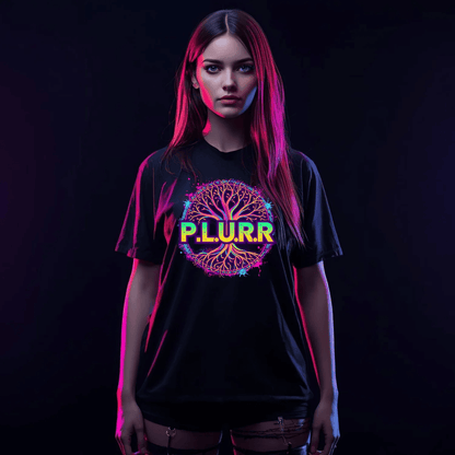 P.L.U.R.R Tree of Life Festival T-Shirt for Ravers