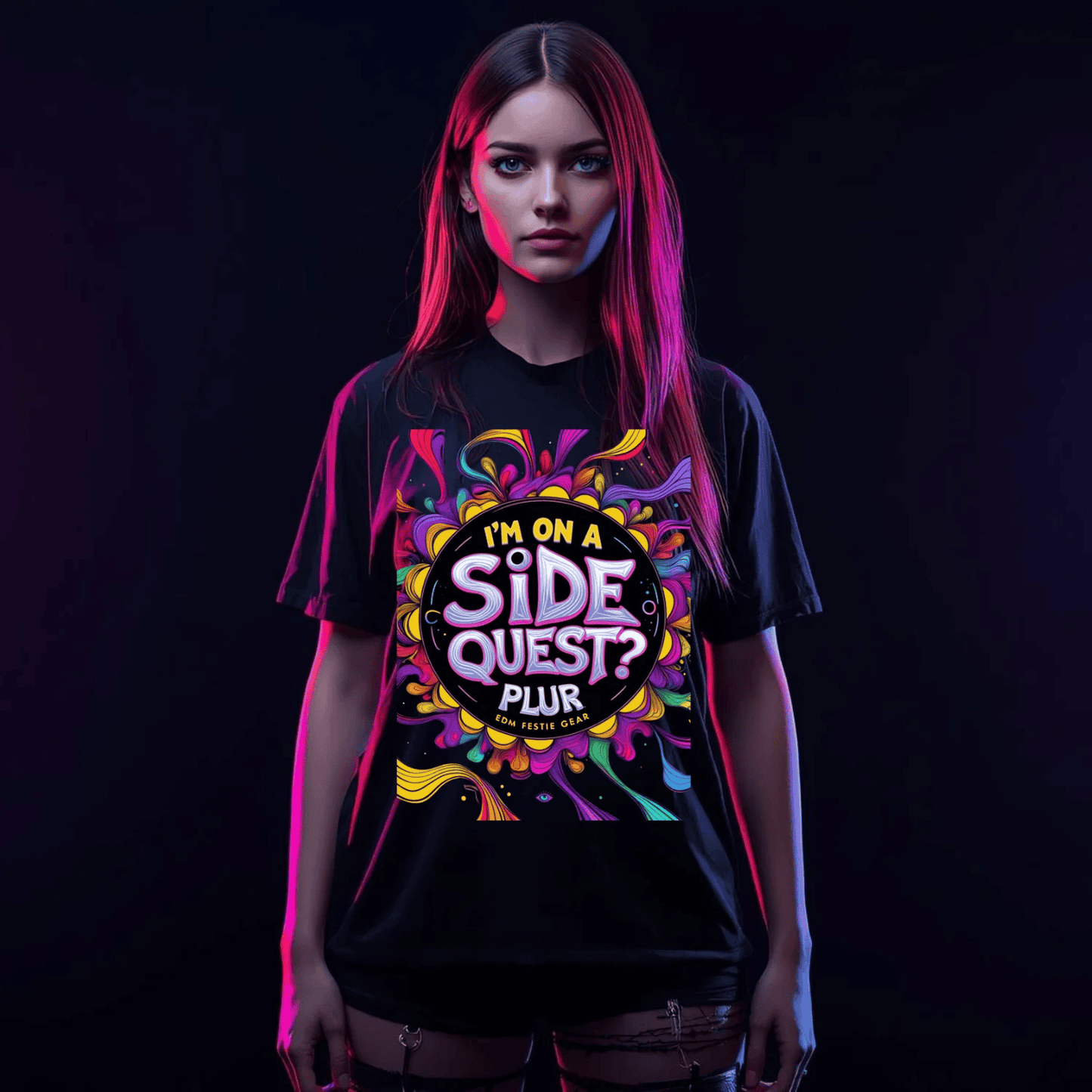 I'm On A Side Quest Festival T-Shirt - Ultimate Rave Gear