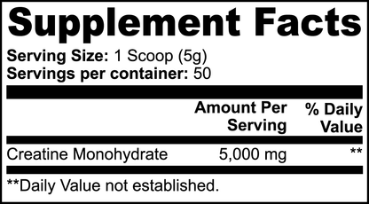 Raw Power Creatine Monohydrate