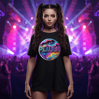 P.L.U.R.R Cosmic Vibes Festival T-Shirt