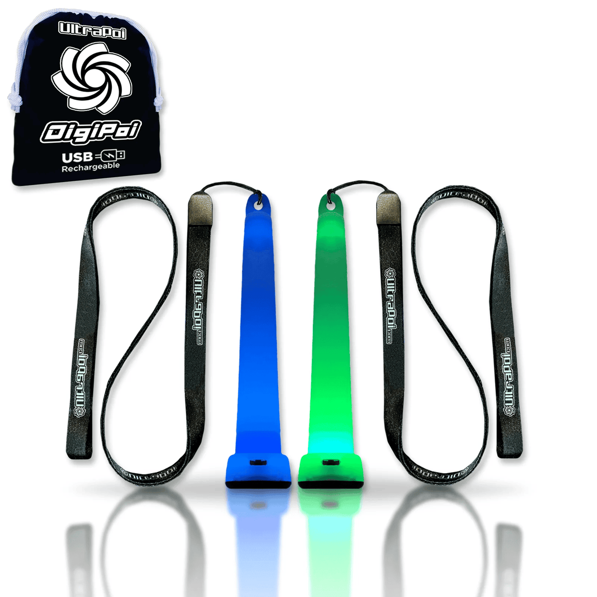 Digi Poi Rechargeable LED Glow Stick Kit
