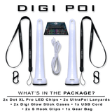 Digi Poi Rechargeable LED Glow Stick Kit