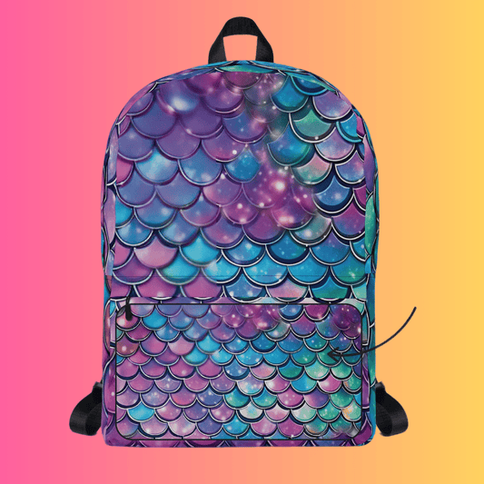 Mermaid Scale Festival Backpack - Perfect for Rave Adventures