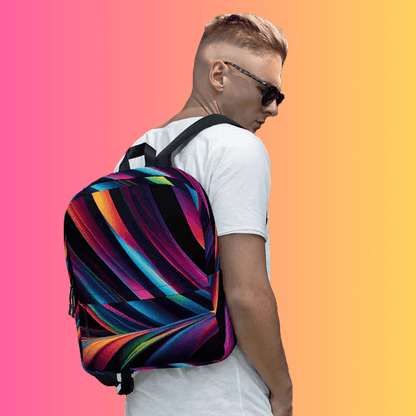 Neon Swirl EDM Festival Backpack – Your Ultimate Rave Companion