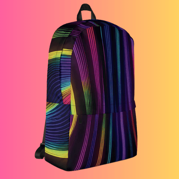 Abstract Festival Backpack - Your Ultimate Adventure Buddy for Rave Experiences