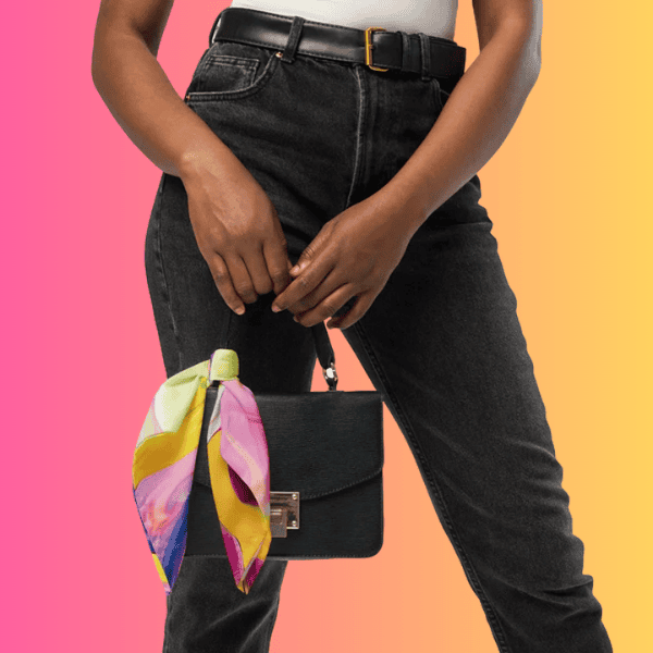 Vibrant Playful Alcohol Ink Bandana for EDM Festivals