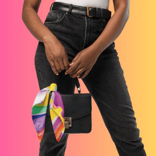 Vibrant Rave-Ready Alcohol Ink Bandana for Festival Vibes