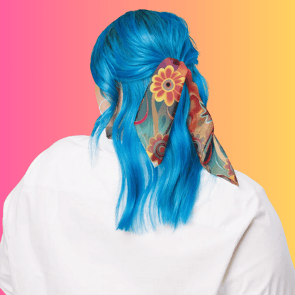 Bold and Colorful Hippie Bandana for Raves & Festivals