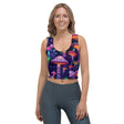 Playful Mushroom Crop Top for Festivals & Raves - EDMFestieGear.com